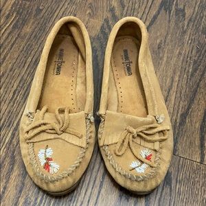 Minnetonkas with Beader Accent